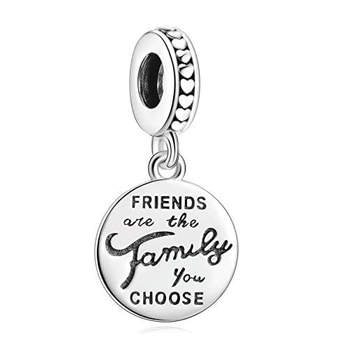 Rimgoris 925 Sterling Silber Charm für Frauen Armbänder Halskette Coin Family&Friend Dangle Charm Geschenk von Rimgoris