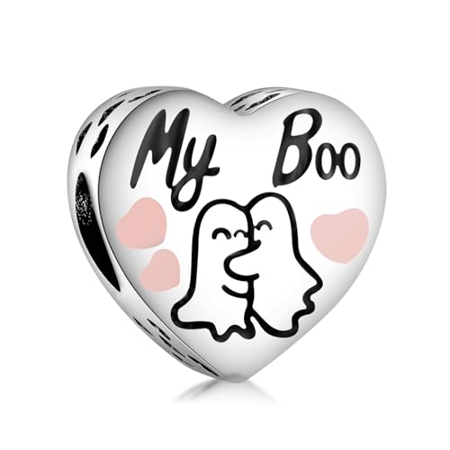 Rimgoris 925 Sterling Silber Charm für Frauen Armbänder und Halskette - Herz Traumfänger Clip Halloween Schmuck von Rimgoris