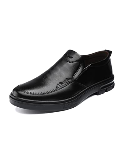 Rimhold Herren Freizeitschuhe Lederfutter Büroschuhe Mokassins Loafers Mode Party Schuhe Flexibel Fahren Slippers Boot Schuhe von Rimhold