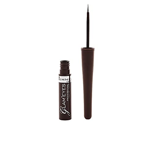 Rimmel Glam'Eyes Damen Glamour Flüssiges Eyeliner, Braun (Brown Velvet (002)), 3.5 ml Rimmel Glam'Eyes Damen Glamour Flüssiges Eyeliner, Braun (Brown Velvet (002)), 3.5 ml von Rimmel London