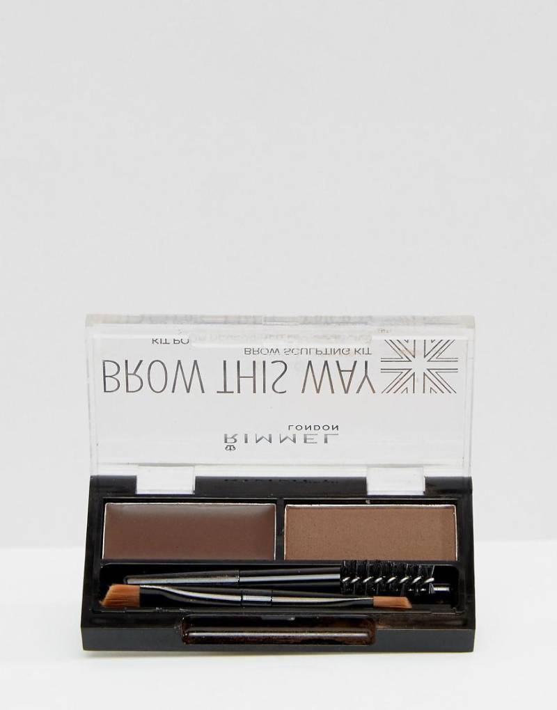Rimmel London - Brow This Way - Augenbrauen-Set-Braun von Rimmel London