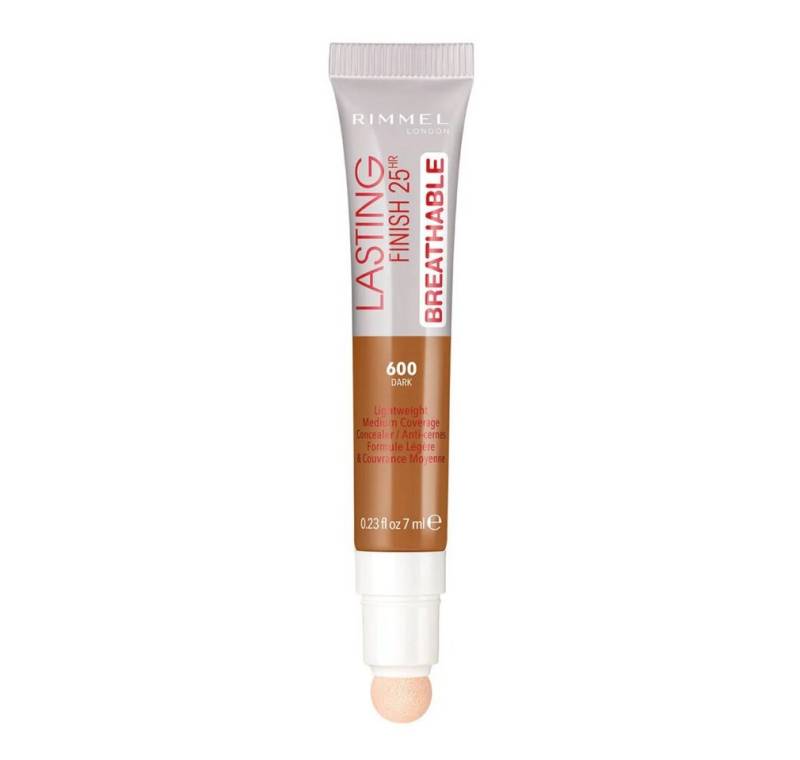 Rimmel London Concealer Lasting Finish Natural Medium Coverage Cream Concealer 600 Dark 7 ml von Rimmel London