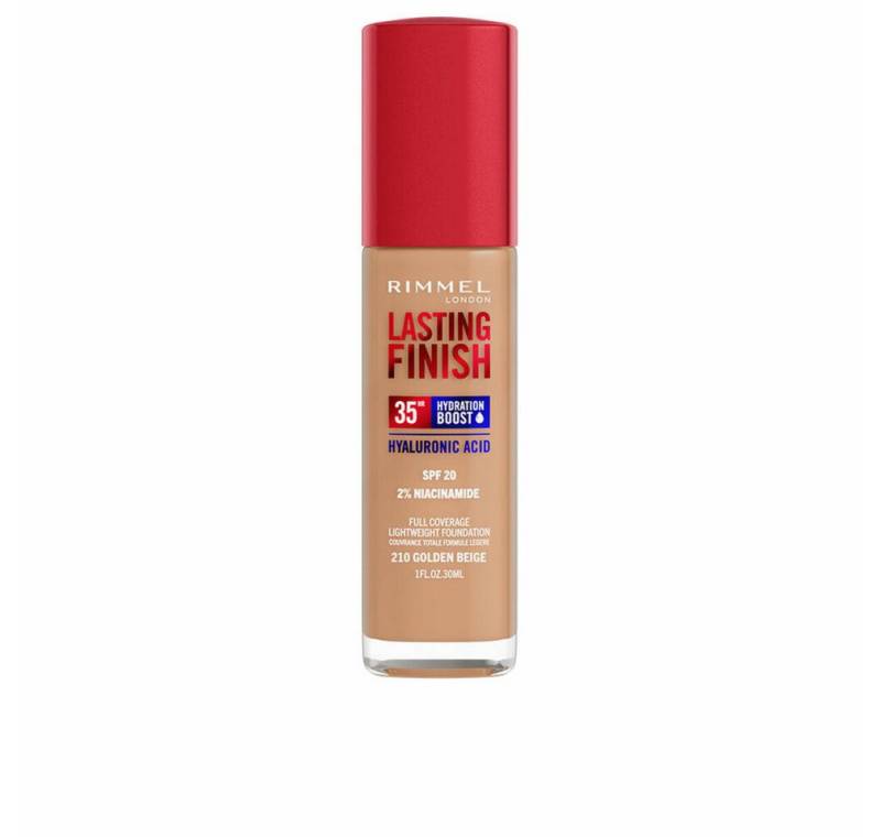 Rimmel London Foundation Lasting Finish Hydration Boost Spf20 210-Golden Beige 30ml von Rimmel London