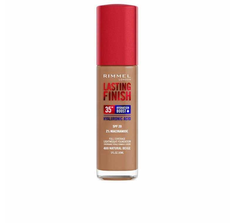 Rimmel London Foundation Lasting Finish Hydration Boost Spf20 400-Natural Beige 30ml von Rimmel London