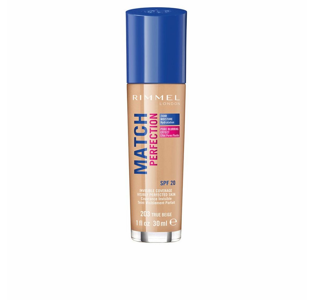 Rimmel London Foundation Match Perfection Foundation 203 30ml Rimmel London Foundation Match Perfection Foundation 203 30ml von Rimmel London