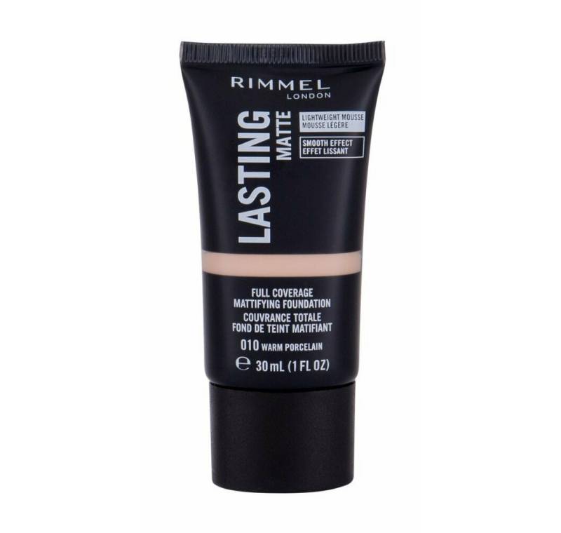 Rimmel London Haarspülung Lasting Matte Full Coverage Mattifying Foundation Make up 30ml von Rimmel London