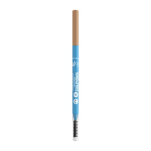 Rimmel London Kind & Free Augenbrauenstift Brow Definer, natürliche Pigmente, natürliche Wirkung, vegane Formel - 001 - Blond, 0,09 g von Rimmel London