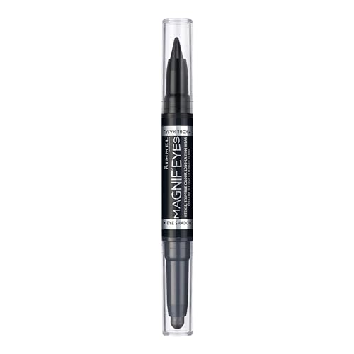 Rimmel London Magnif'eyes Doppelend Lidschatten und Eyeliner 1,6g 001 Zurück zu den Schwarzen von Rimmel London