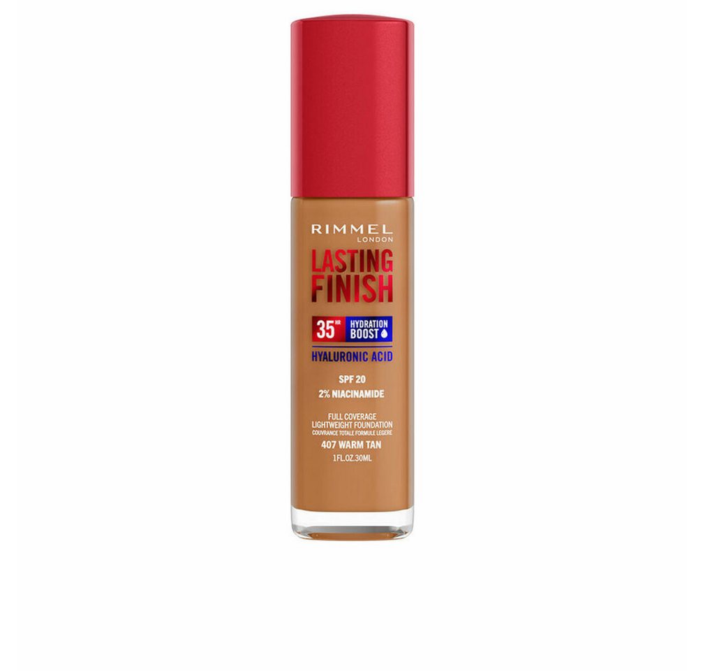 Rimmel London Make-up Lasting Finish Hydration Boost Spf20 407-Warm Tan 30ml Rimmel London Make-up Lasting Finish Hydration Boost Spf20 407-Warm Tan 30ml von Rimmel London
