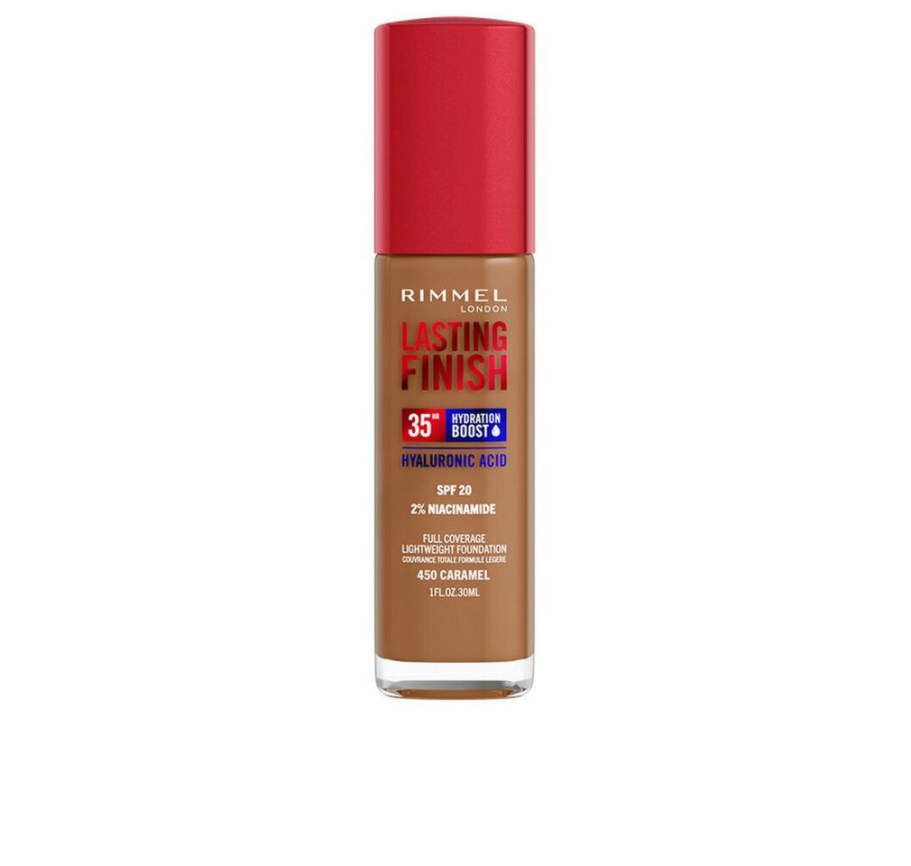 Rimmel London Make-up Lasting Finish Hydration Boost Spf20 450-Caramel 30ml von Rimmel London