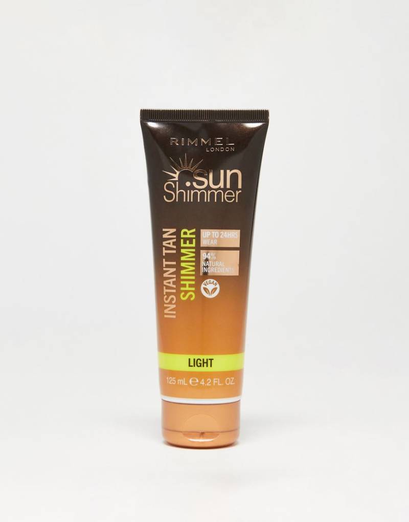 Rimmel London - Sunshimmer Instant Tan Face & Body - Selbstbräuner - Light Shimmer, 125 ml-Braun von Rimmel London
