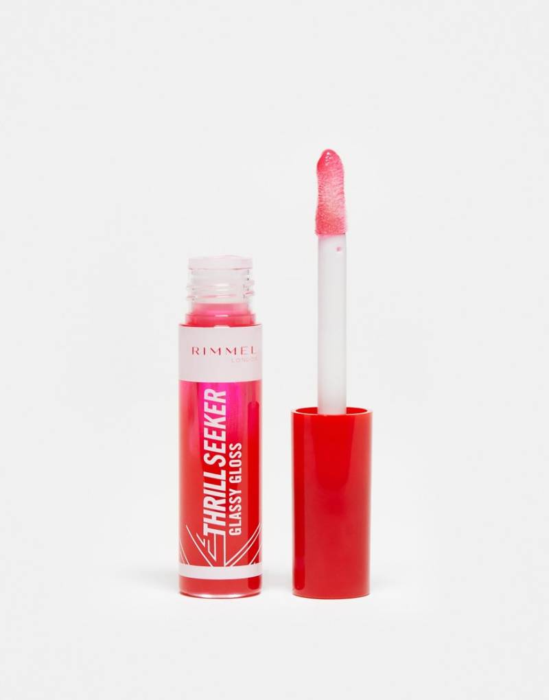 Rimmel London - Thrill Seeker Glassy Gloss - Lipgloss - 600 Berry Glace-Rot von Rimmel London