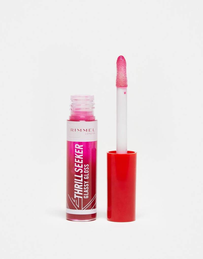 Rimmel London - Thrill Seeker Glassy Gloss - Lipgloss im Farbton 350 Pink to the Berry-Rosa von Rimmel London