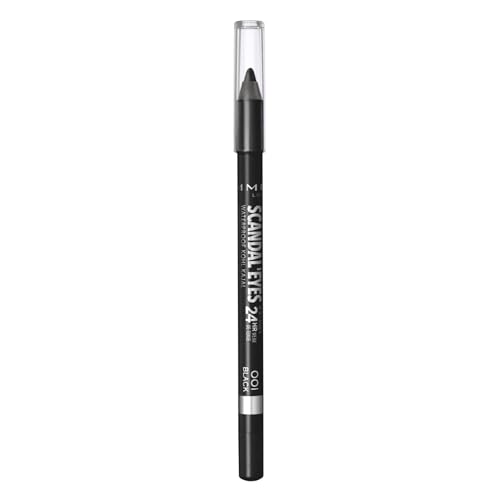 Rimmel London Scandal Eyes 24H Kohl Kajal, Schwarz (001 Black), 1.3 g von Rimmel London