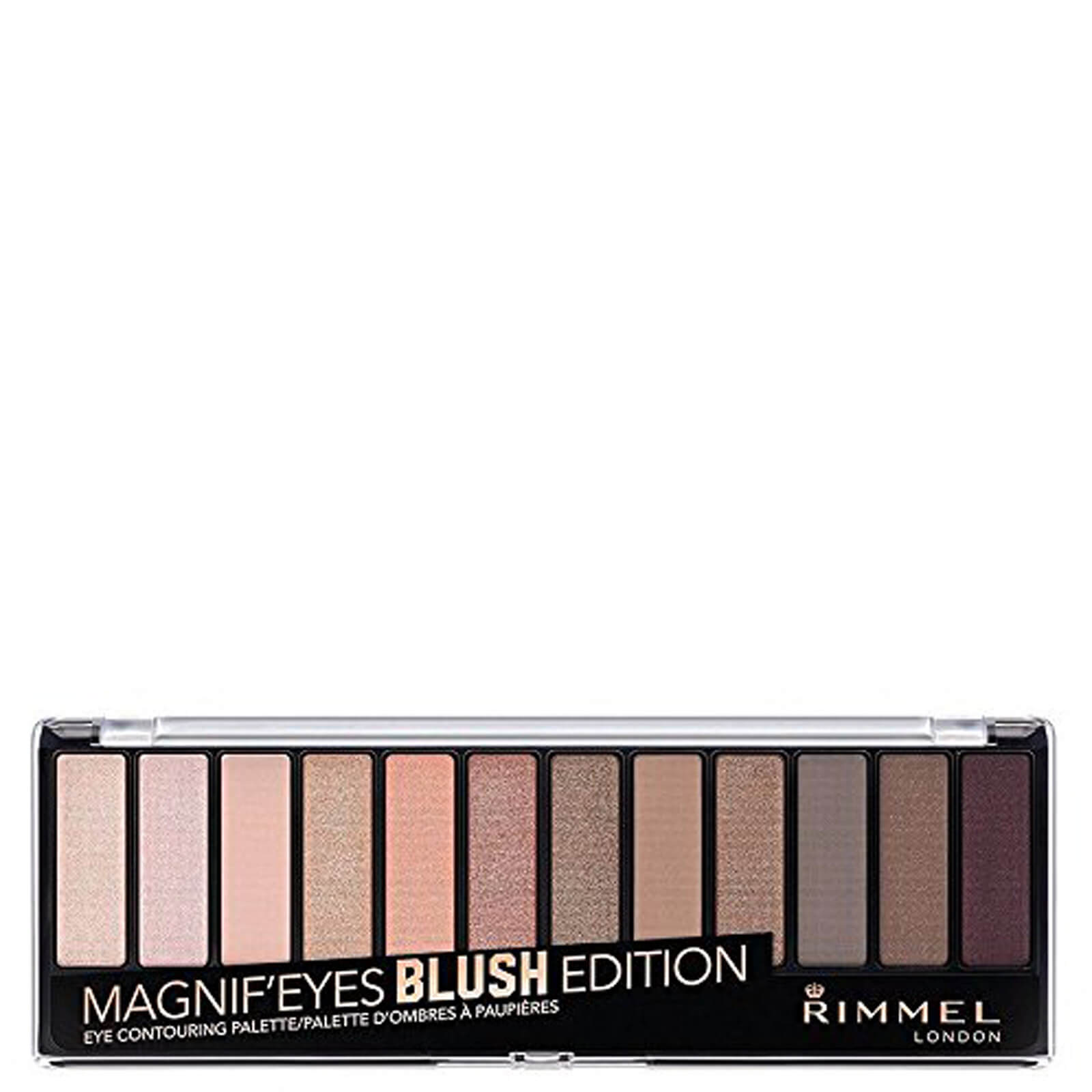 Rimmel 12 Pan Eyeshadow Palette – Blushed Edition 14 g von Rimmel