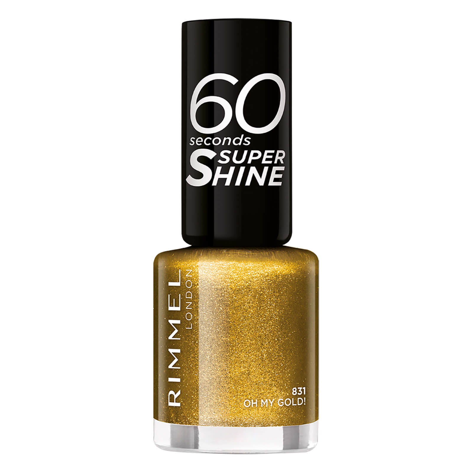 Rimmel 60 Seconds Glitter Nail Polish Oh My Gold von Rimmel