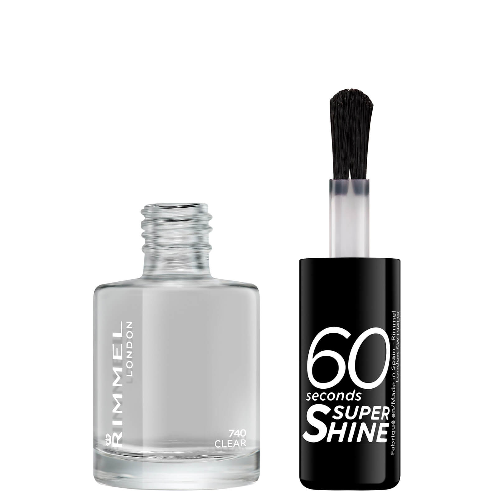 Rimmel 60 Seconds Super Shine Nail Polish 8 ml (verschiedene Farbtöne) - Clear von Rimmel