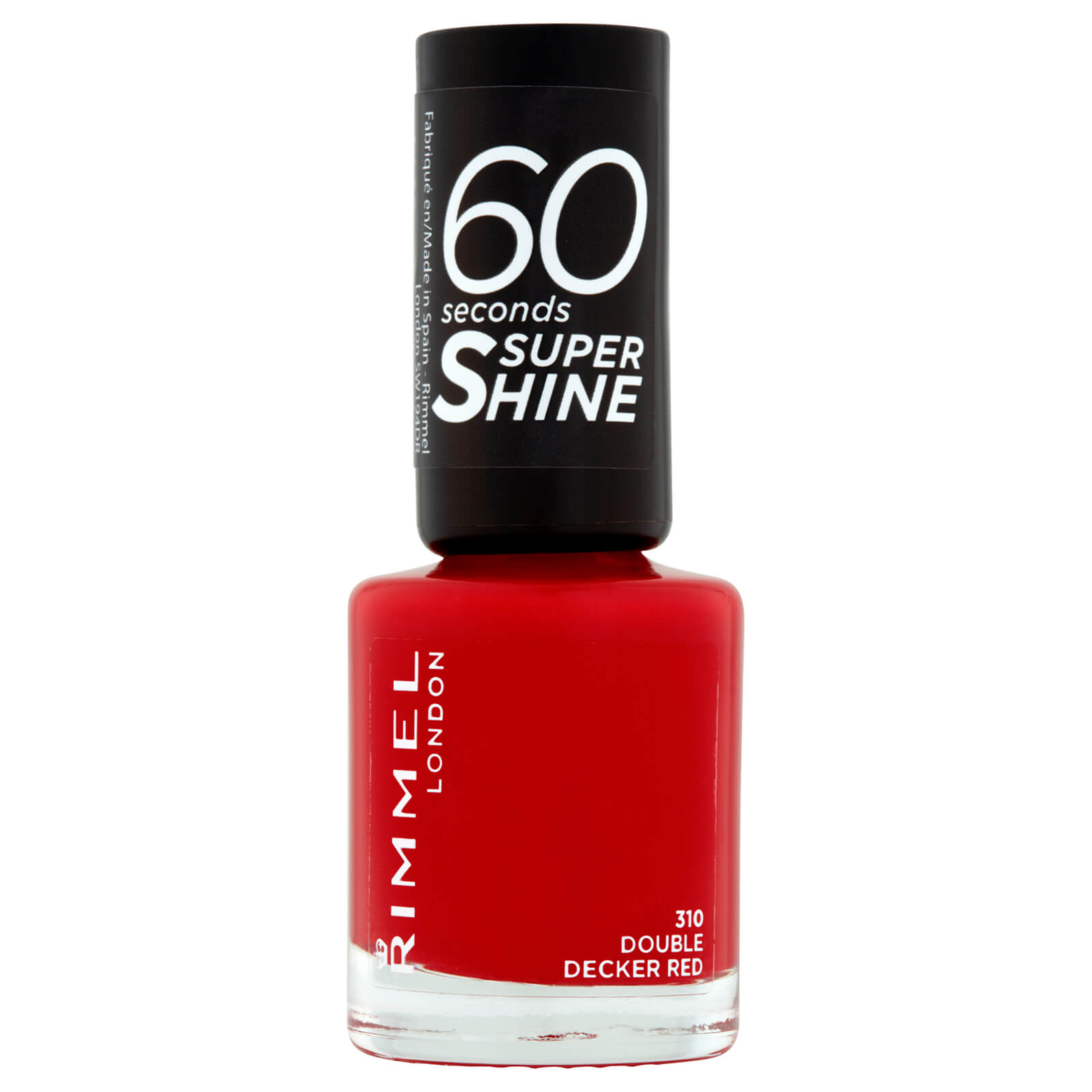 Rimmel 60 Seconds Super Shine Nail Polish 8 ml (verschiedene Farbtöne) - Double Decker Red von Rimmel