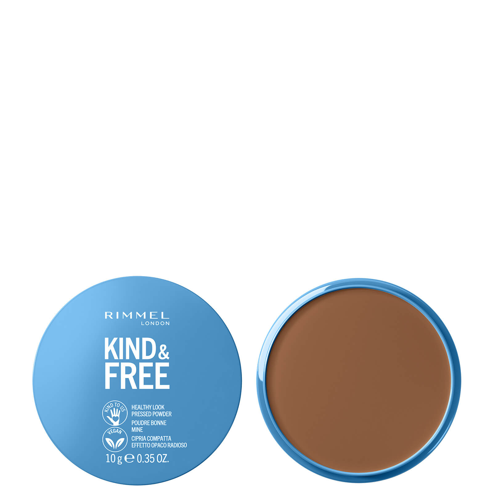 Rimmel Kind and Free Pressed Powder 10g (Various Shades) - Deep von Rimmel