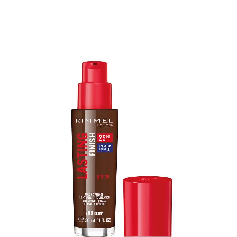 Rimmel London Lasting Finish 25H With Comfort Serum Foundation - Ebony von Rimmel