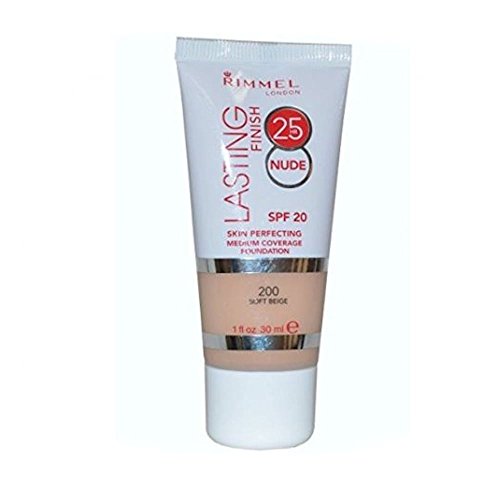 Rimmel Lasting Finish 25hr Skin Perfecting Tube Foundation 30ml-200 Soft Beige von Rimmel London