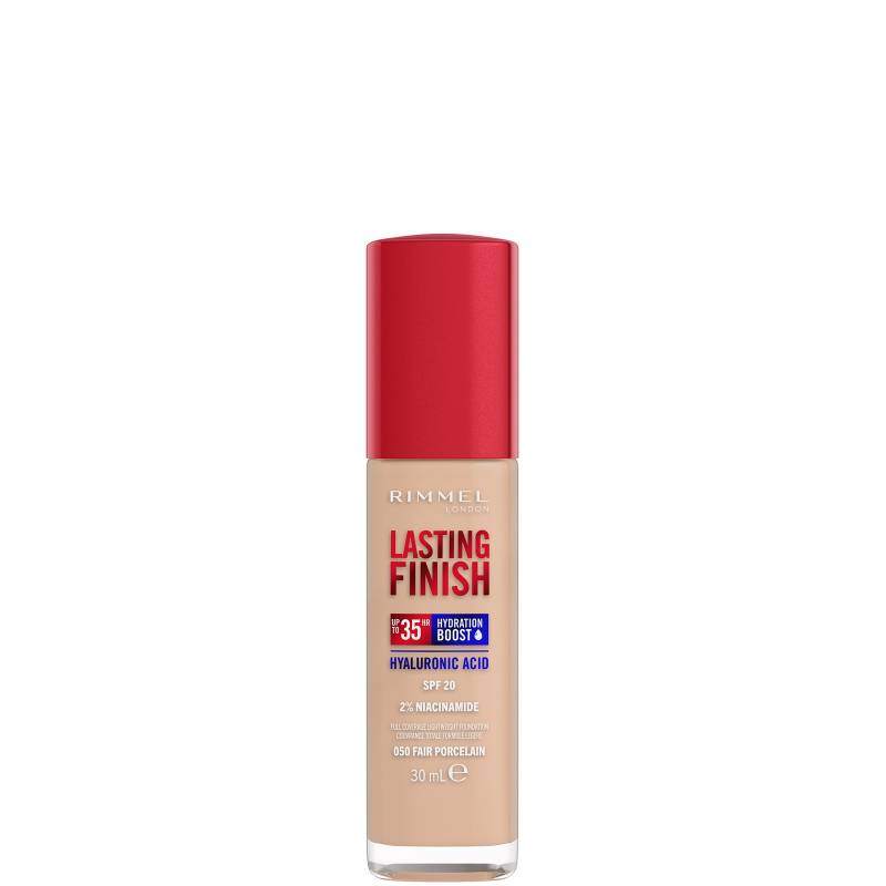 Rimmel Lasting Finish 35Hr Foundation 30 ml (Verschiedene Farbtöne) - 050 Fair Porcelain von Rimmel