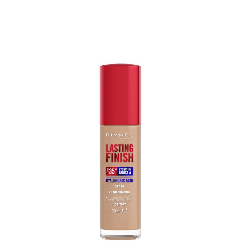 Rimmel Lasting Finish 35Hr Foundation 30 ml (Verschiedene Farbtöne) - 100 Ivory von Rimmel