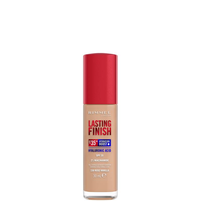 Rimmel Lasting Finish 35Hr Foundation 30 ml (Verschiedene Farbtöne) - 150 Rose Vanilla von Rimmel