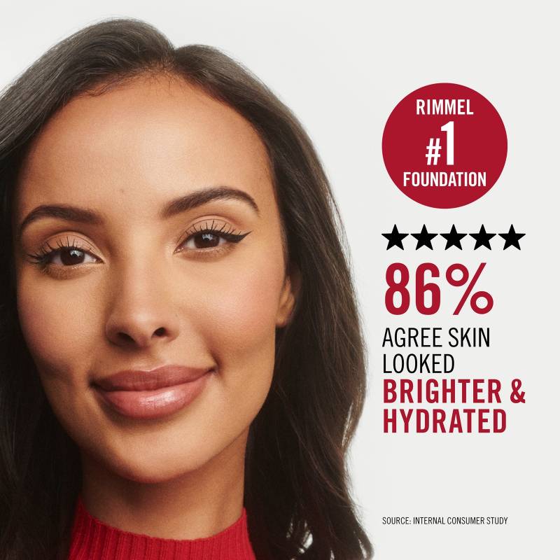 Rimmel Lasting Finish 35Hr Foundation 30 ml (Verschiedene Farbtöne) - 407 Warm Tan von Rimmel