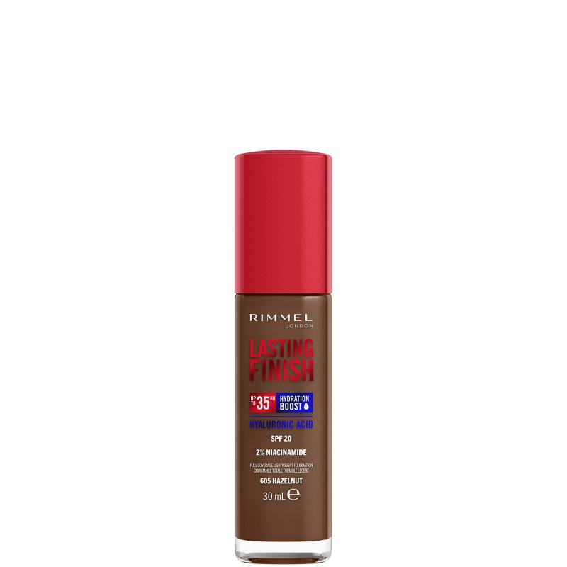 Rimmel Lasting Finish 35Hr Foundation 30 ml (Verschiedene Farbtöne) - 605 Hazelnut von Rimmel