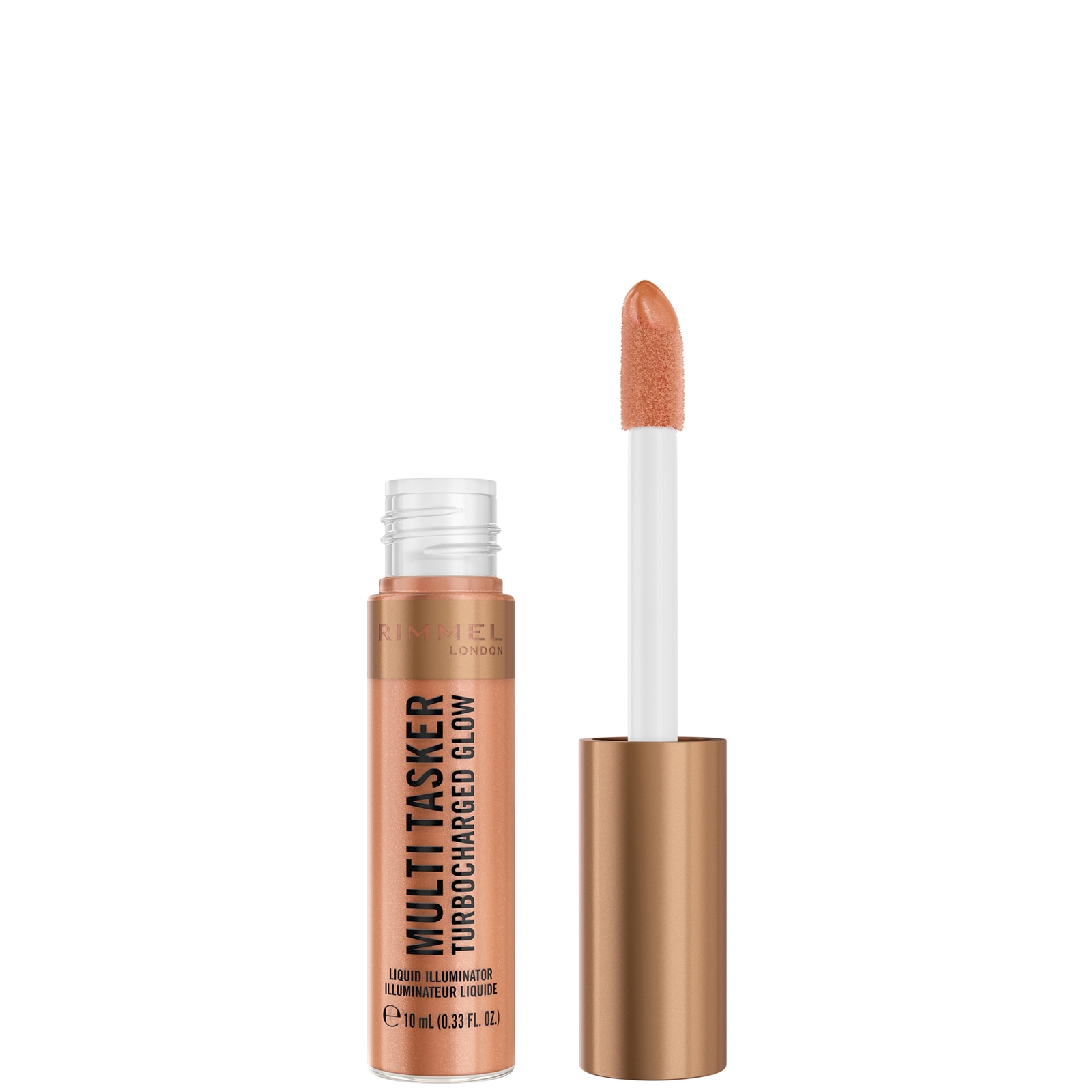 Rimmel Multi Tasker Turbocharged Glow Liquid Illuminator 10ml (Various Shades) - 007 Spilling the Tea von Rimmel