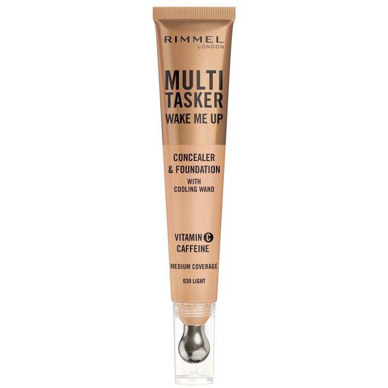 Rimmel Multi-Tasker Wake Me Up Foundation und Concealer 20 ml (Verschiedene Farbtöne) - 030 Light von Rimmel