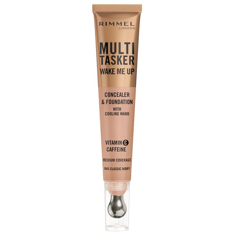 Rimmel Multi-Tasker Wake Me Up Foundation und Concealer 20 ml (Verschiedene Farbtöne) - 045 Classic Ivory von Rimmel