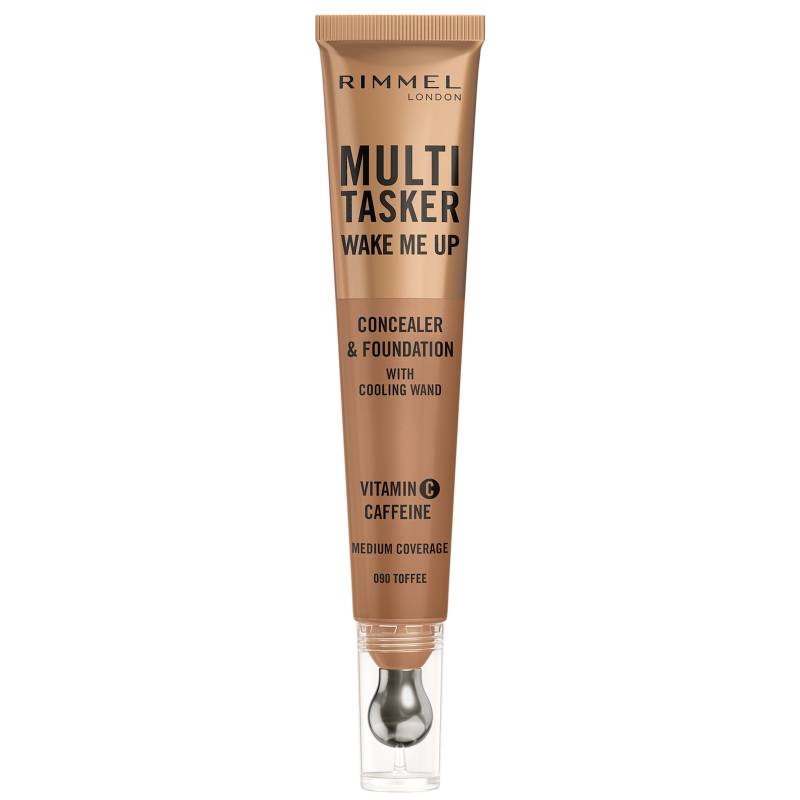 Rimmel Multi-Tasker Wake Me Up Foundation und Concealer 20 ml (Verschiedene Farbtöne) - 090 Toffee von Rimmel