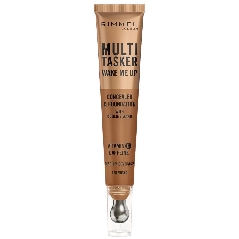Rimmel Multi-Tasker Wake Me Up Foundation und Concealer 20 ml (Verschiedene Farbtöne) - 100 Mocha von Rimmel