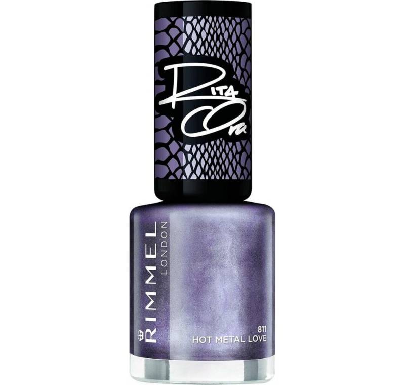 Rimmel Nagellack Nail Polish 60 Seconds Super Shine 8ml - Shade: 811 Hot Metal Love von Rimmel