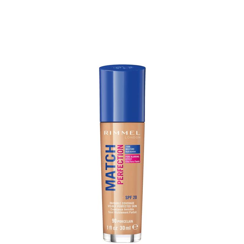 Rimmel London LSF 20 Match Perfection Foundation 30 ml (Verschiedene Farbtöne) - Porcelain von Rimmel
