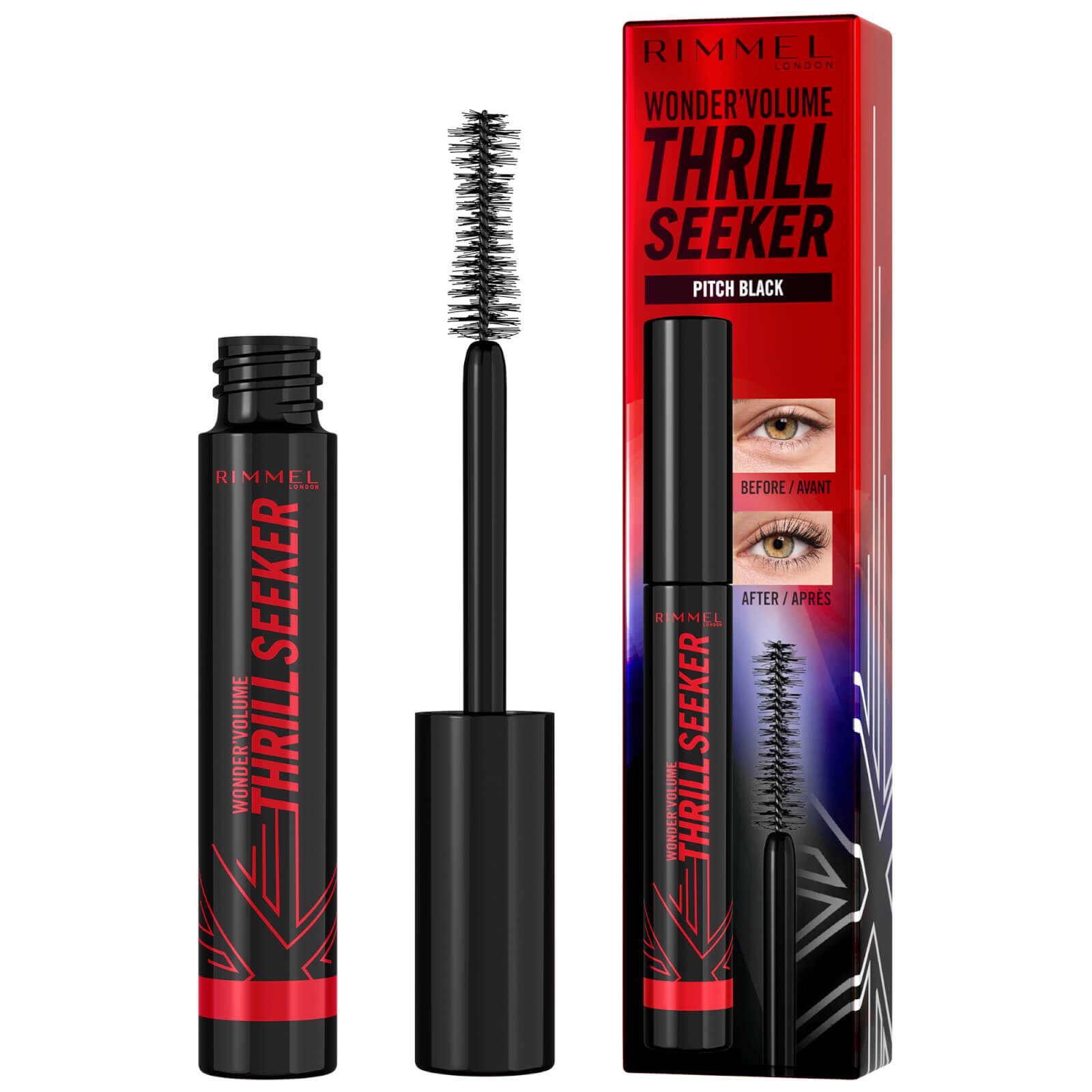 Rimmel Volume Thrill Seeker Mascara - Pitch Black 8ml von Rimmel