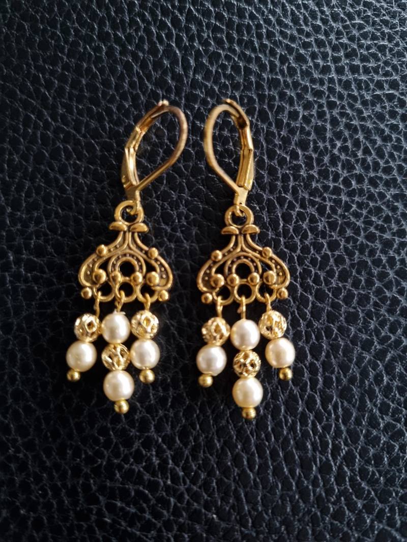 Ohrringe Renaissancestil, Mittelalter, Larp, Schlossfest von RinascimentoCollana