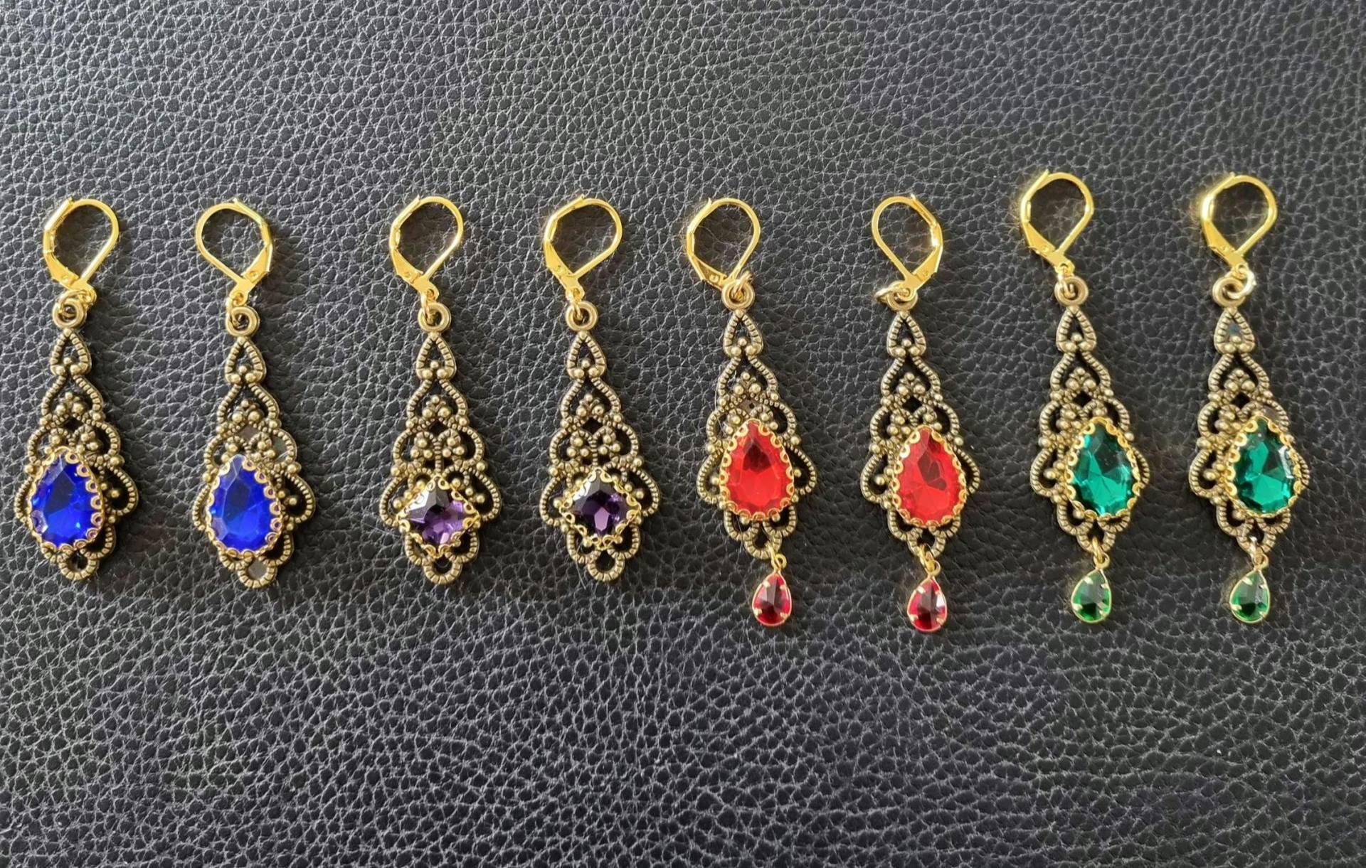 Ohrringe Renaissancestil, Mittelalter, Ohrschmuck Ohrringe Renaissancestil, Mittelalter, Ohrschmuck von RinascimentoCollana