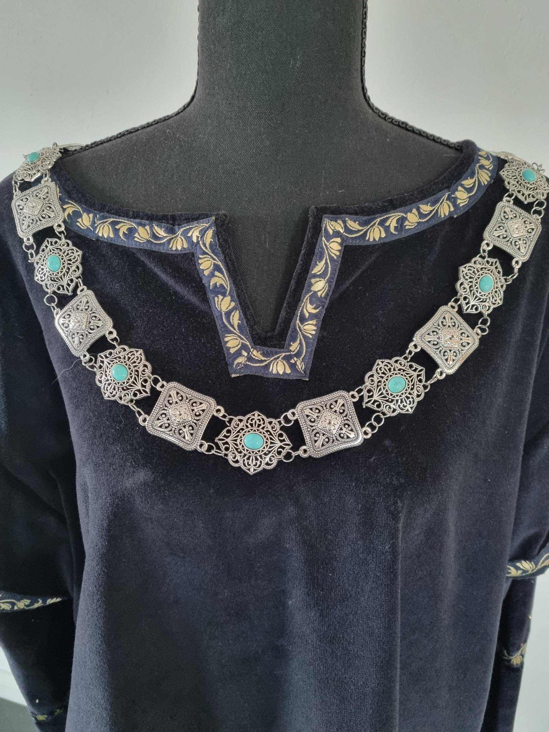 Ratsherrenkette, Prunkkette, Ritterkette, Collane, Halskette, Kette, Renaissance, Mittelalter, Larp, Schlossfest Ratsherrenkette, Prunkkette, Ritterkette, Collane, Halskette, Kette, Renaissance, Mittelalter, Larp, Schlossfest von RinascimentoCollana