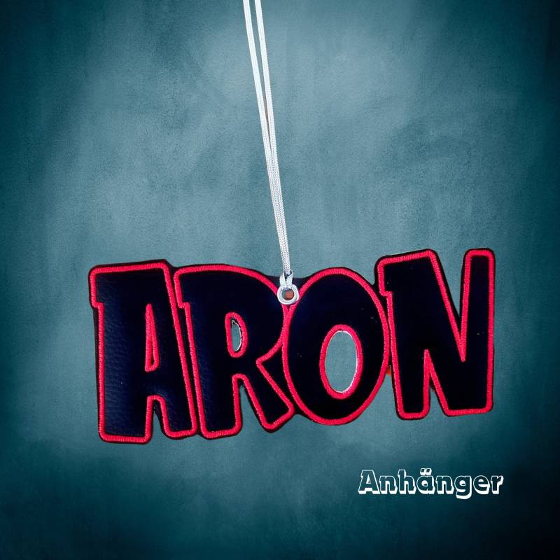 Schulkind Anhänger Wunschname - Kunstleder | Bestickter Name Personalisierter Für Schultüte Zubehör Schulkind Anhänger Wunschname - Kunstleder | Bestickter Name Personalisierter Für Schultüte Zubehör von RinconPoupee