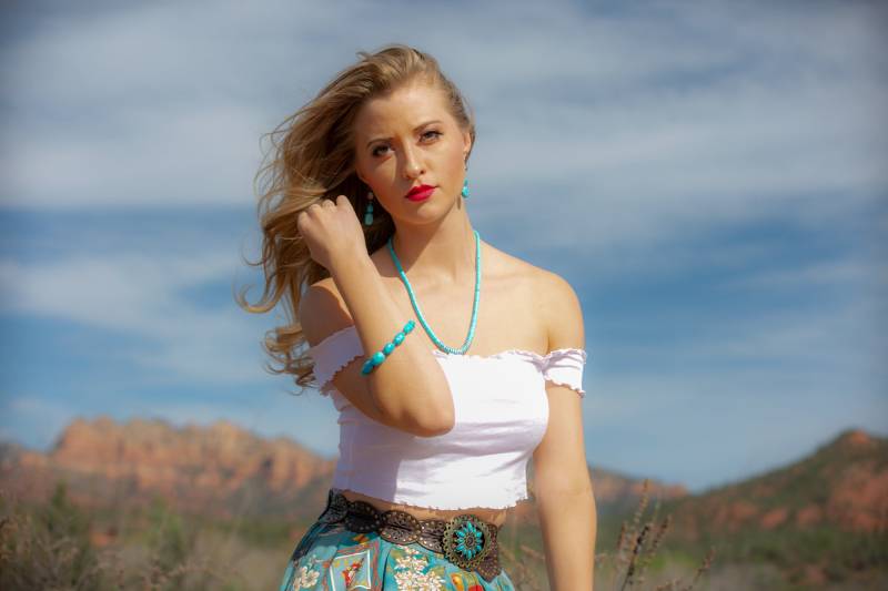 Schlafende Schönheit Türkis Natural Mit Silber von RinconTrading