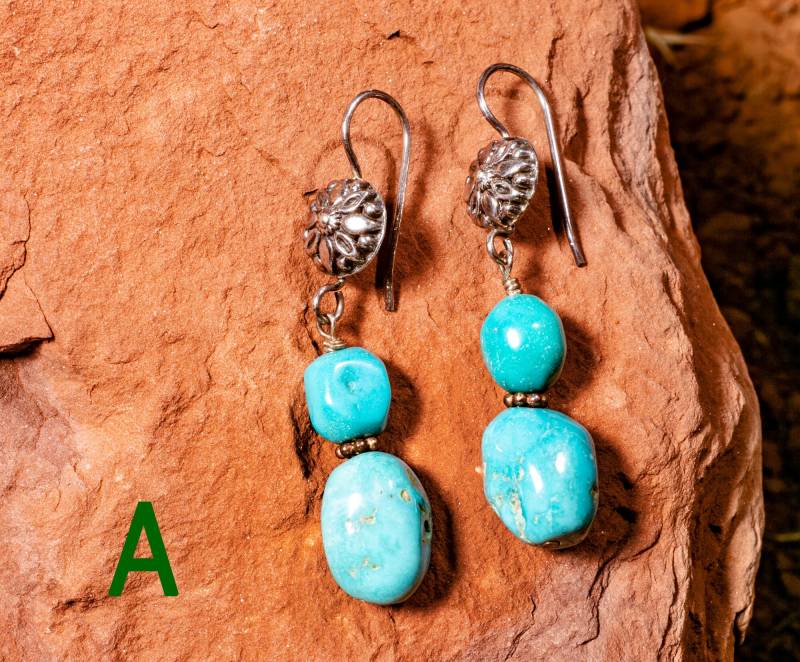 Schlafende Schönheit Türkis Ohrringe, Ringe, Armbänder von RinconTrading