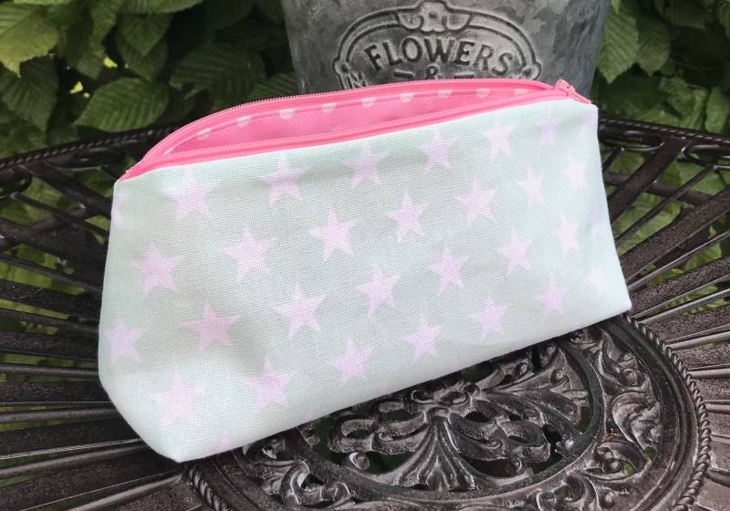 Schlampermäppchen, Kosmetiktäschchen, Sterne Schlampermäppchen, Kosmetiktäschchen, Sterne von RinesWelt