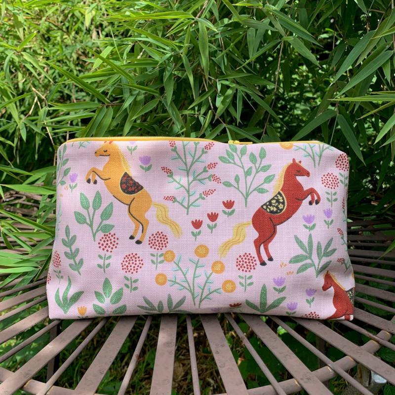 Waschbeutel Kulturtasche Pferd von RinesWelt