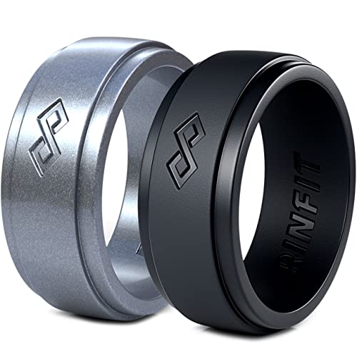 Rinfit Silikonringe für Damen & Herren - Gummi Eheringe Sets für Sie und Ihn - Passende Silikonringe für Paare - Infinity Collection, UK-Größe 5, Silikon, Kein Edelstein Rinfit Silikonringe für Damen & Herren - Gummi Eheringe Sets für Sie und Ihn - Passende Silikonringe für Paare - Infinity Collection, UK-Größe 5, Silikon, Kein Edelstein von Rinfit