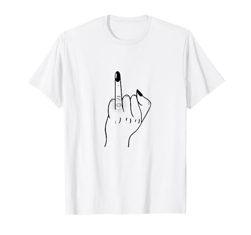 Ring Finger Flip Off für Braut Hochzeit Frauen Brautparty T-Shirt von Ring Finger Flip Off für Braut freche Bräuche