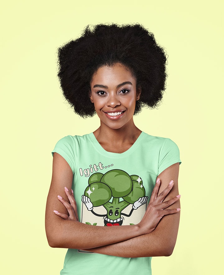 Der Brokkoli Baum - Geschenk, Niedlicher Brokkoli, Geschenk Für Gartenfreunde Zum Geburtstag von RingDingArt