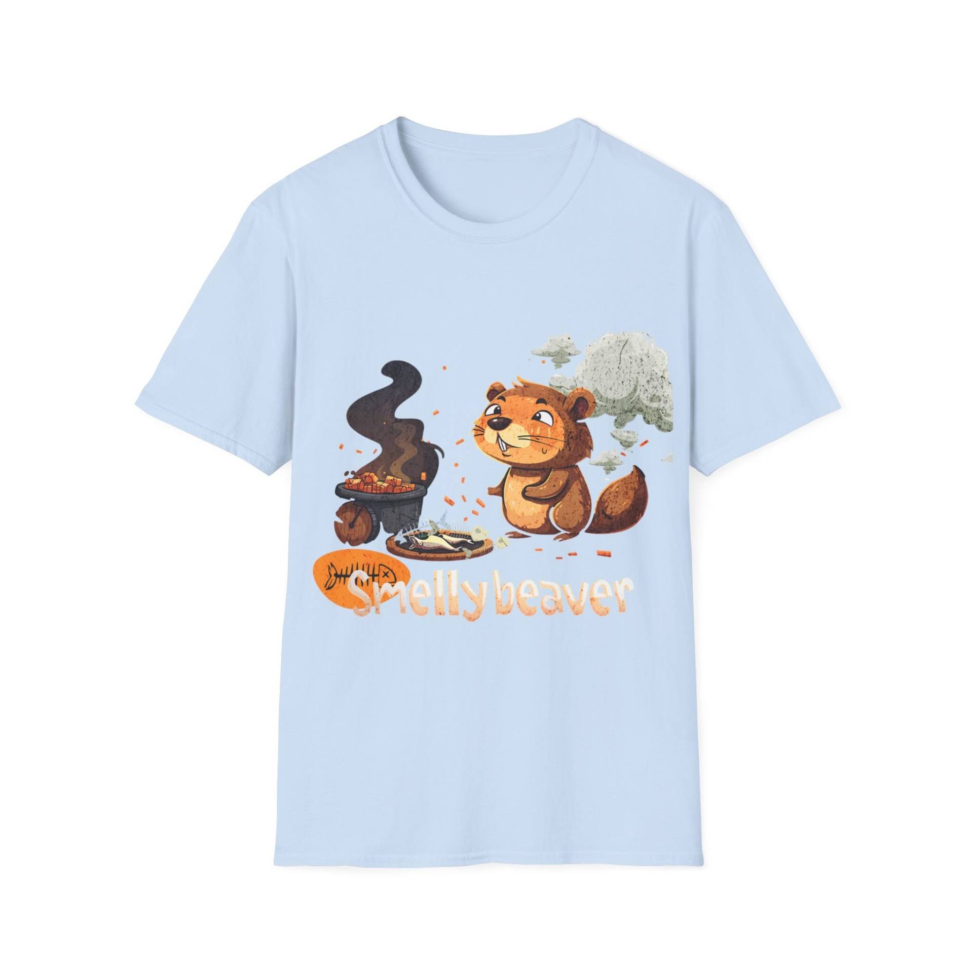 Fühl Dich Wohl, Sommergefühl, Gedankenfrei, Smelly Beaver T-Shirt - Unisex Funny Shirt, Adult T-Shirt, Cute Quotes Tees von RingDingArt